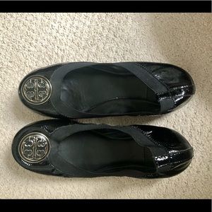 Tory Burch Caroline Patent Leather Ballet Flats